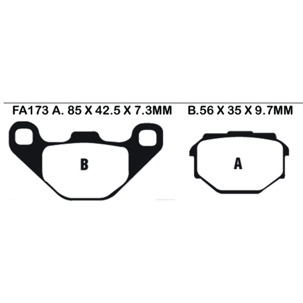 EBC EBC Brake Pads SFA173